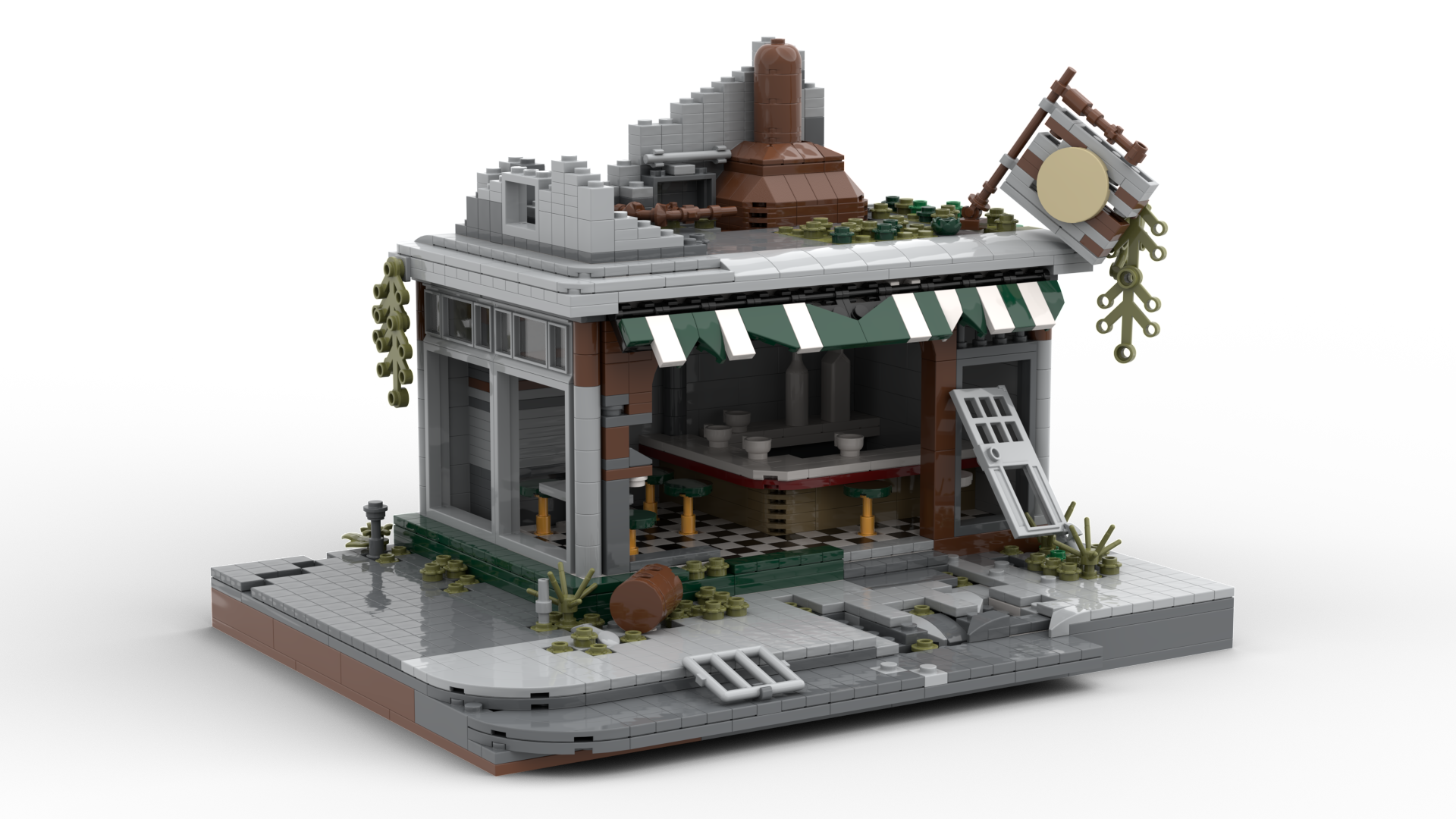 Chernobyl Atmosphere Series: Post-Apocalyptic Diorama Building Set