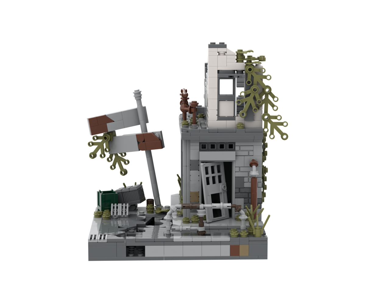 Chernobyl Atmosphere Series: Post-Apocalyptic Diorama Building Set