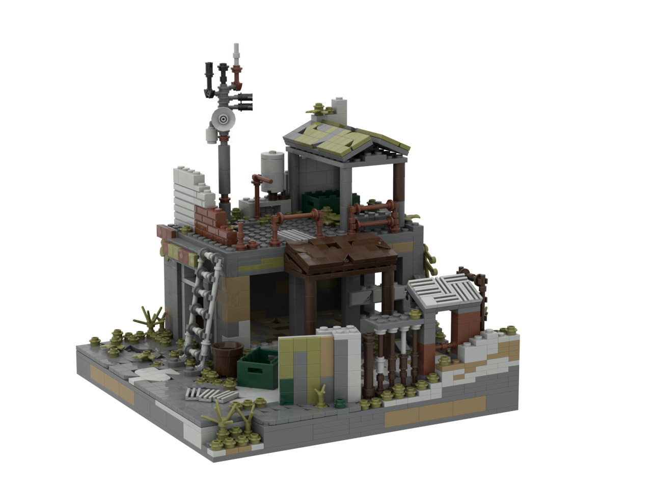 Chernobyl Atmosphere Series: Post-Apocalyptic Diorama Building Set