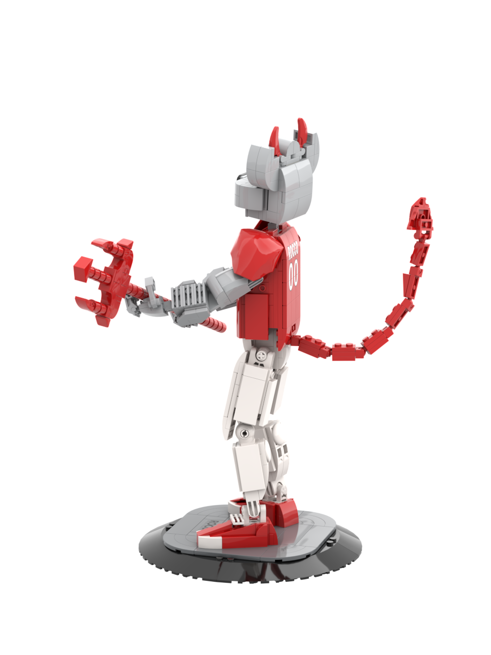 Custom 'Rocco' Mascot Building Block Set – Mexican Baseball Team Action Figure Model
