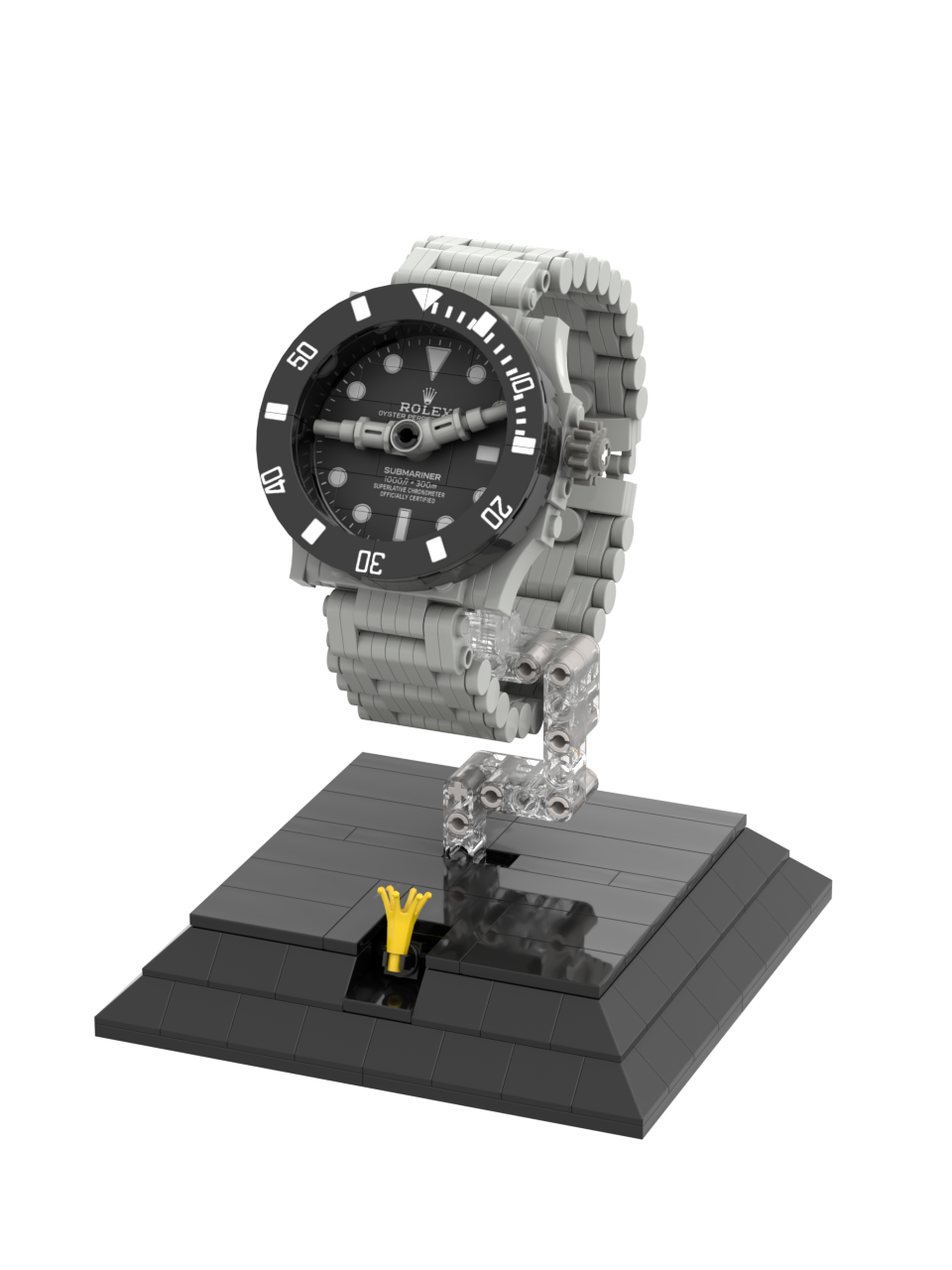 Custom Luxury Watch Building Block Set – Elegant Desk Display Model