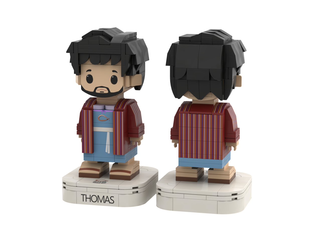 Custom Religious Community Brick Figures Set – Personalized Mini Character Building Blocks for Cultural Events & Collectible Gifts