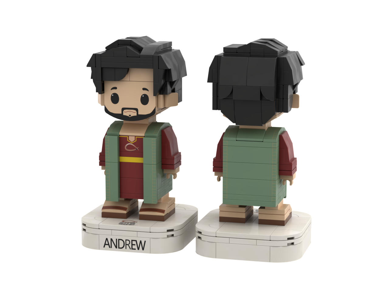 Custom Religious Community Brick Figures Set – Personalized Mini Character Building Blocks for Cultural Events & Collectible Gifts