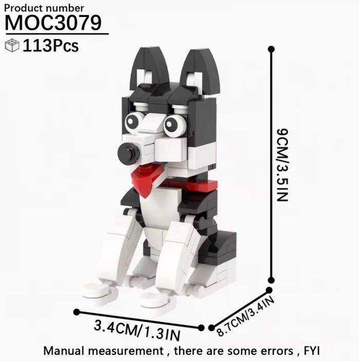 Custom Pet Dog Building Blocks | Personalized Dog Brick Figures | OEM & ODM Pet Building Block Manufacturer