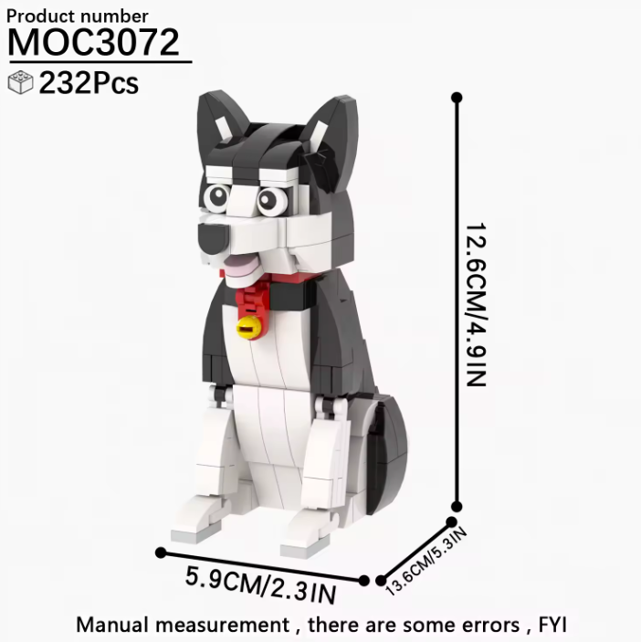 Custom Pet Dog Building Blocks | Personalized Dog Brick Figures | OEM & ODM Pet Building Block Manufacturer