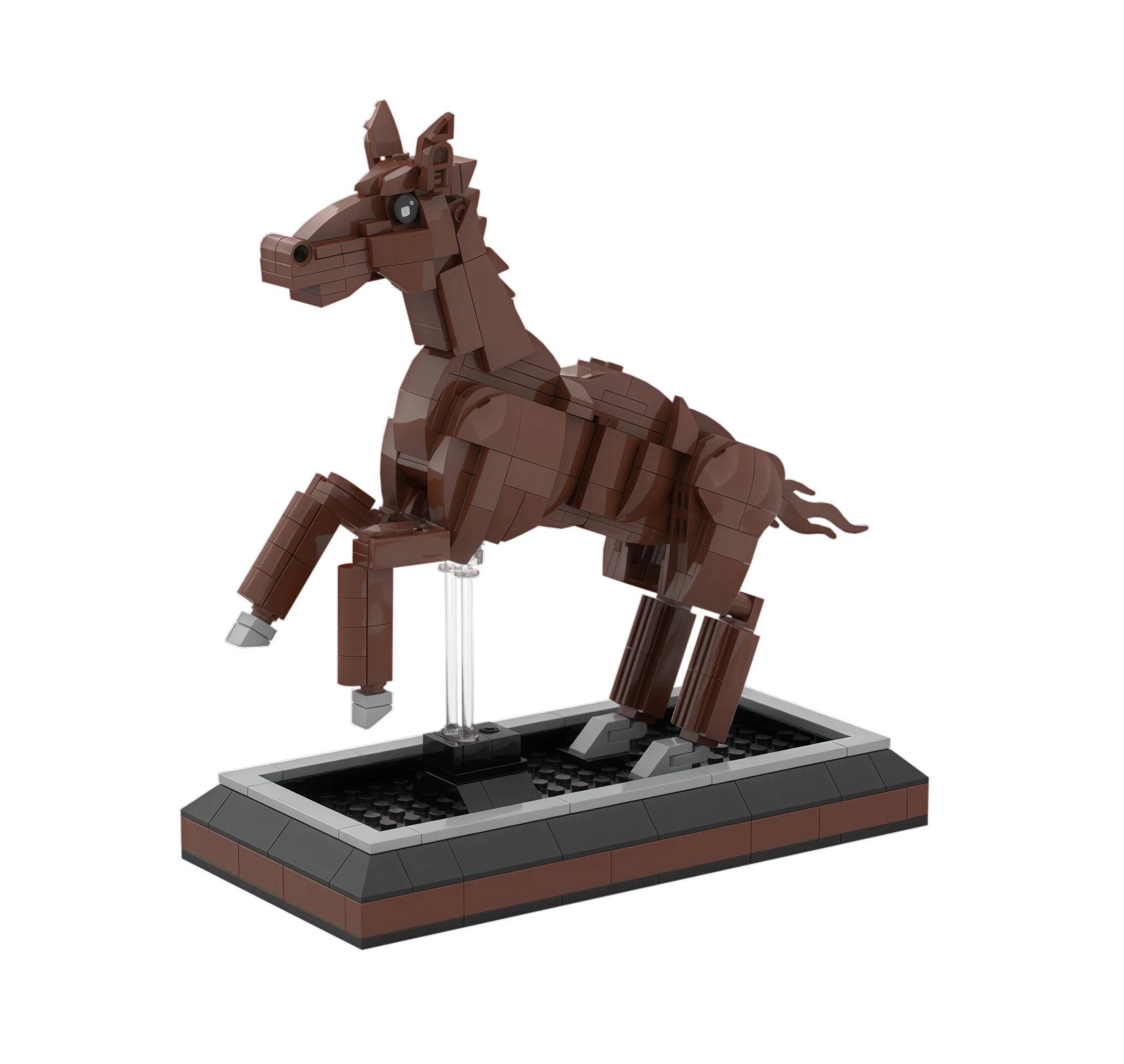 Custom Chinese Zodiac Horse Building Block Set | OEM & ODM Brick Animal Model Manufacturer