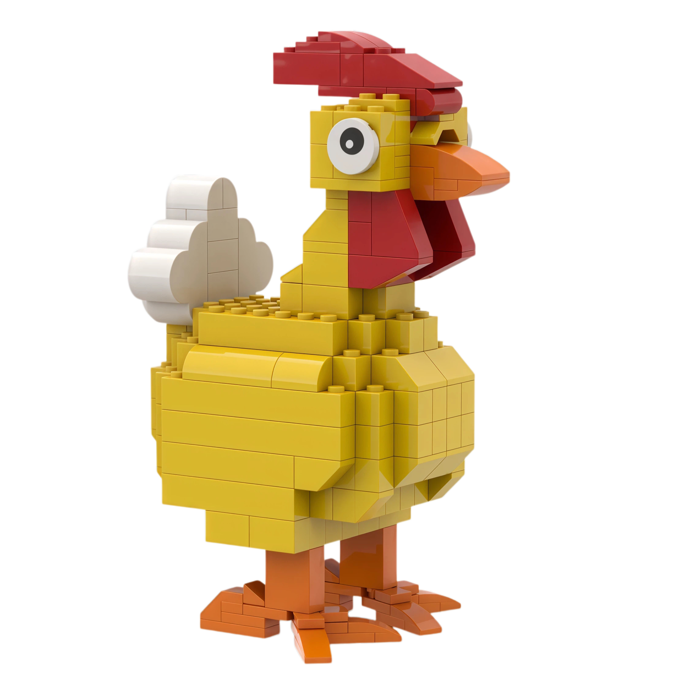 Custom Chicken Building Block Set | Chinese Zodiac Rooster Brick Model | OEM & ODM Animal Block Toy Manufacturer