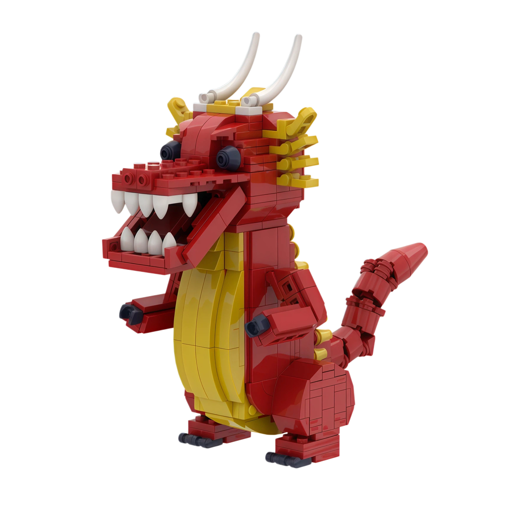 Custom Chinese Zodiac Dragon Building Block Set | OEM Dragon Brick Model Manufacturer | Cultural Collectible Building Blocks