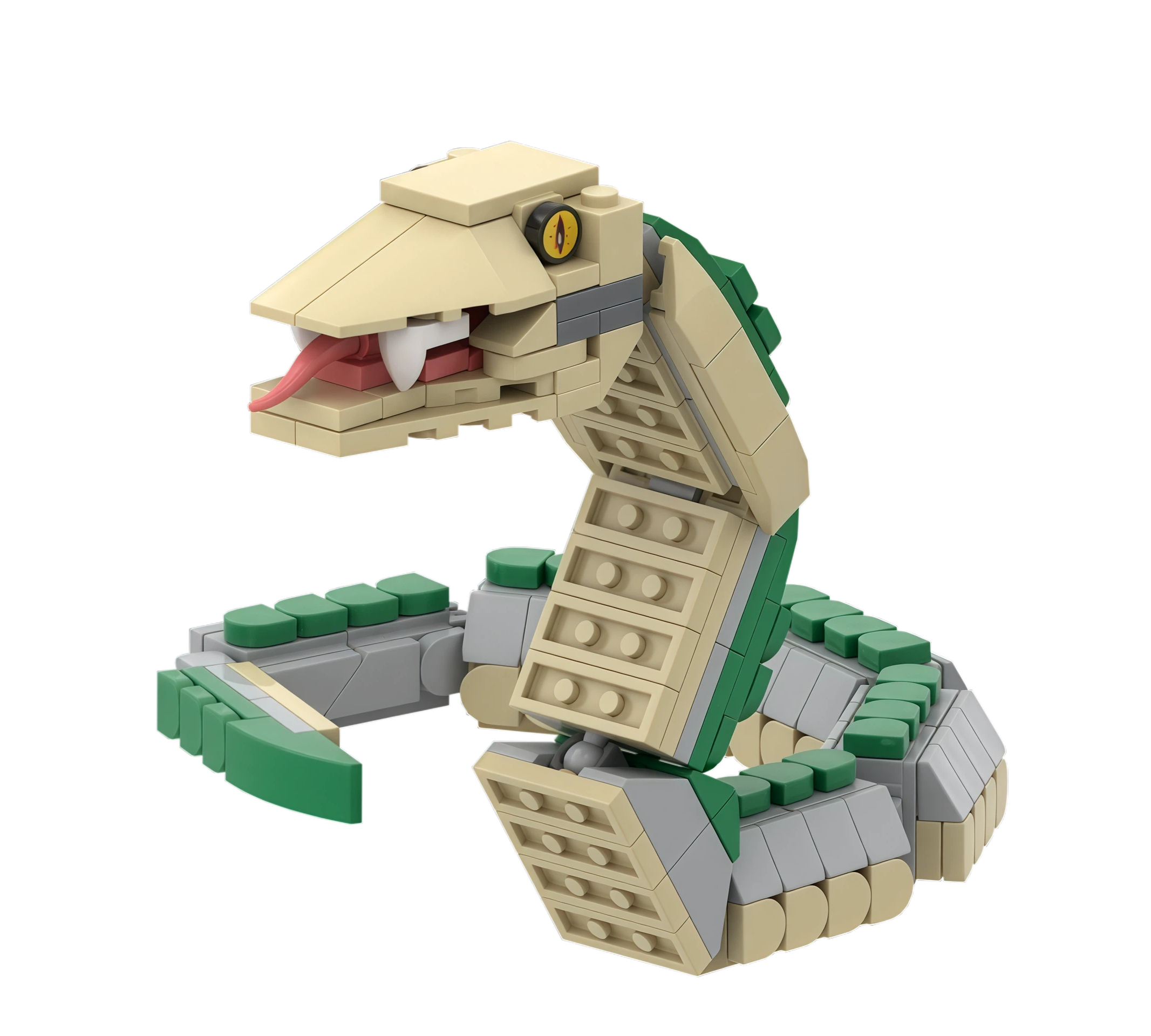 Custom Chinese Zodiac Snake Building Block Set | OEM Snake Brick Model Manufacturer | Cultural Animal Building Blocks