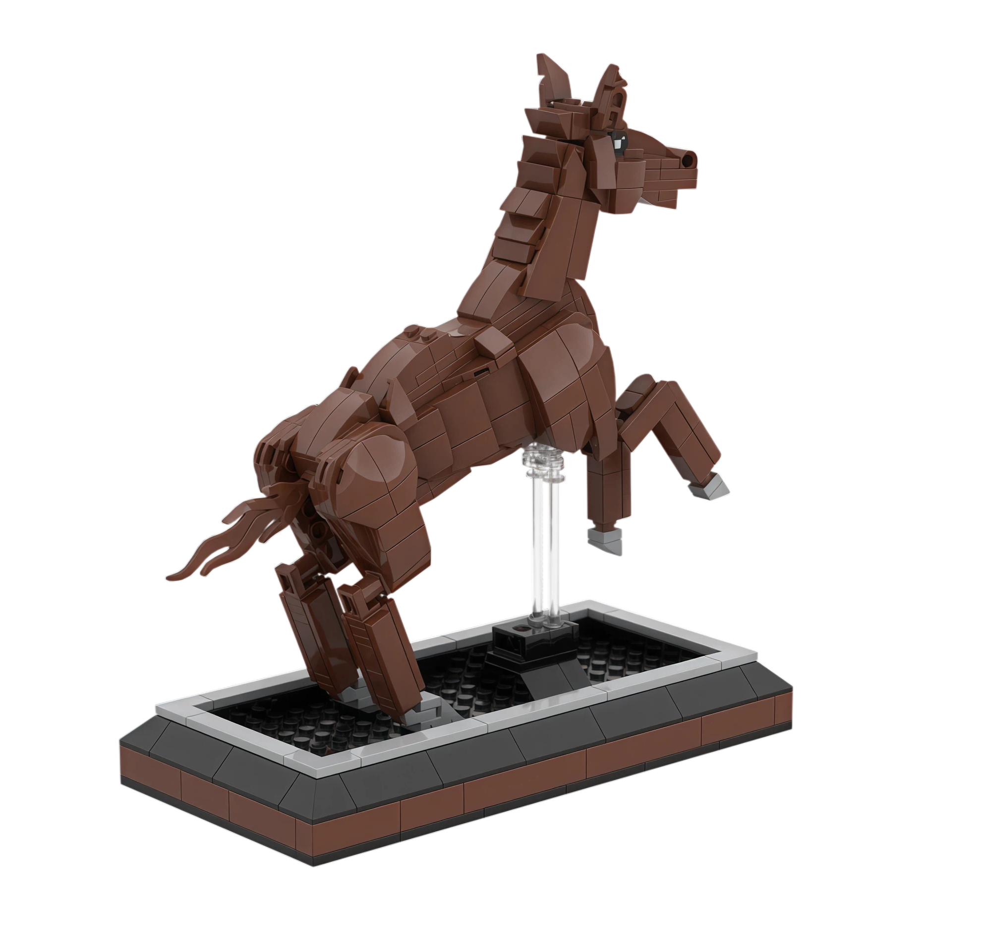 Custom Chinese Zodiac Horse Building Block Set | OEM & ODM Brick Animal Model Manufacturer