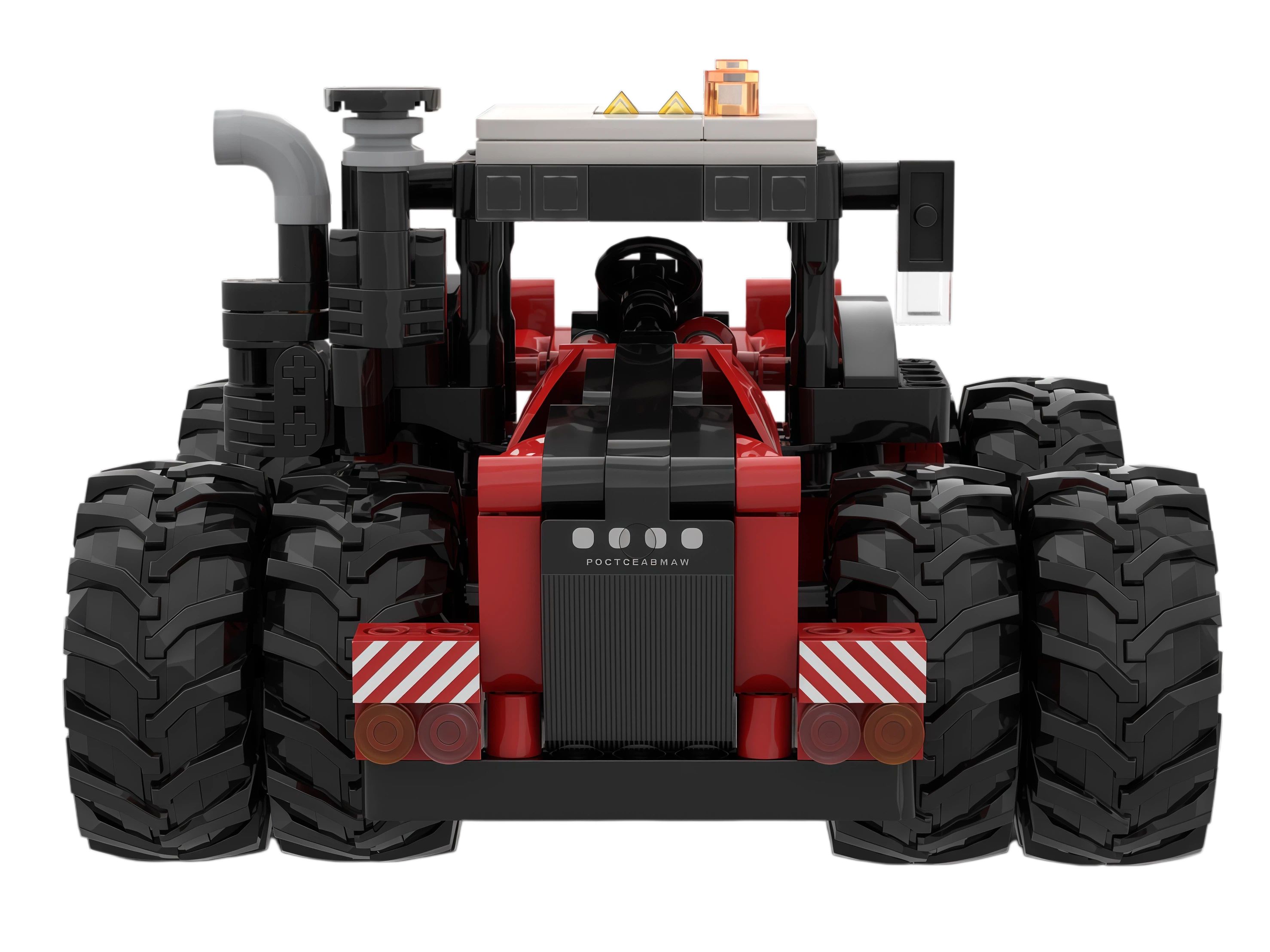 Custom Heavy-Duty Engineering Tractor Building Block Set – Industrial Vehicle Collectible Model (327 PCS)