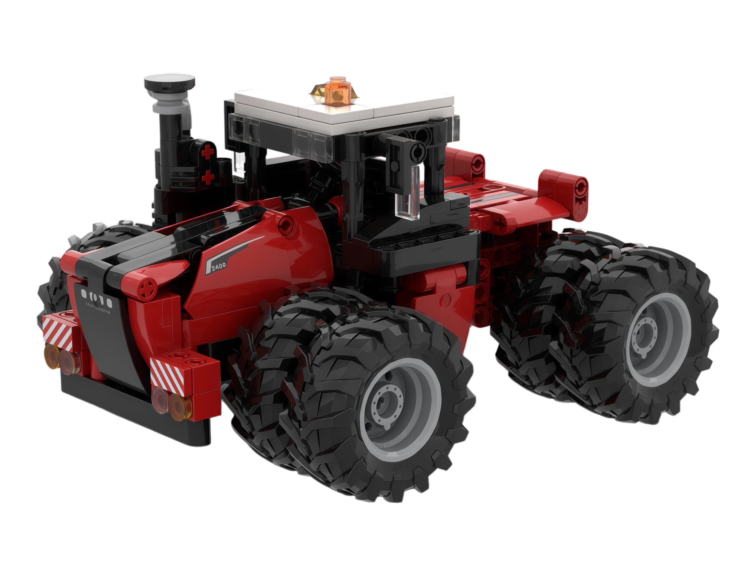 Custom Heavy-Duty Engineering Tractor Building Block Set – Industrial Vehicle Collectible Model (327 PCS)