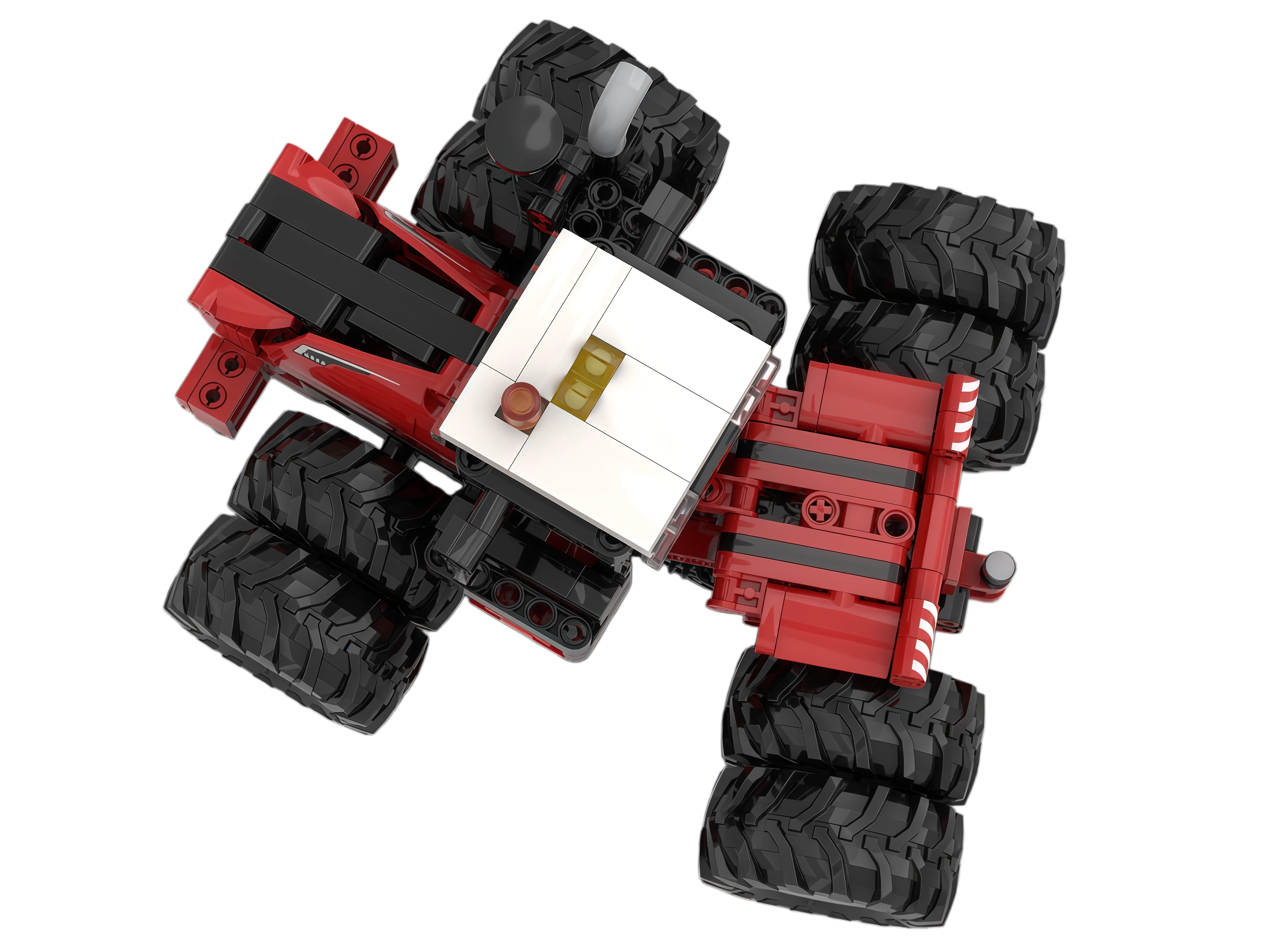 Custom Heavy-Duty Engineering Tractor Building Block Set – Industrial Vehicle Collectible Model (327 PCS)