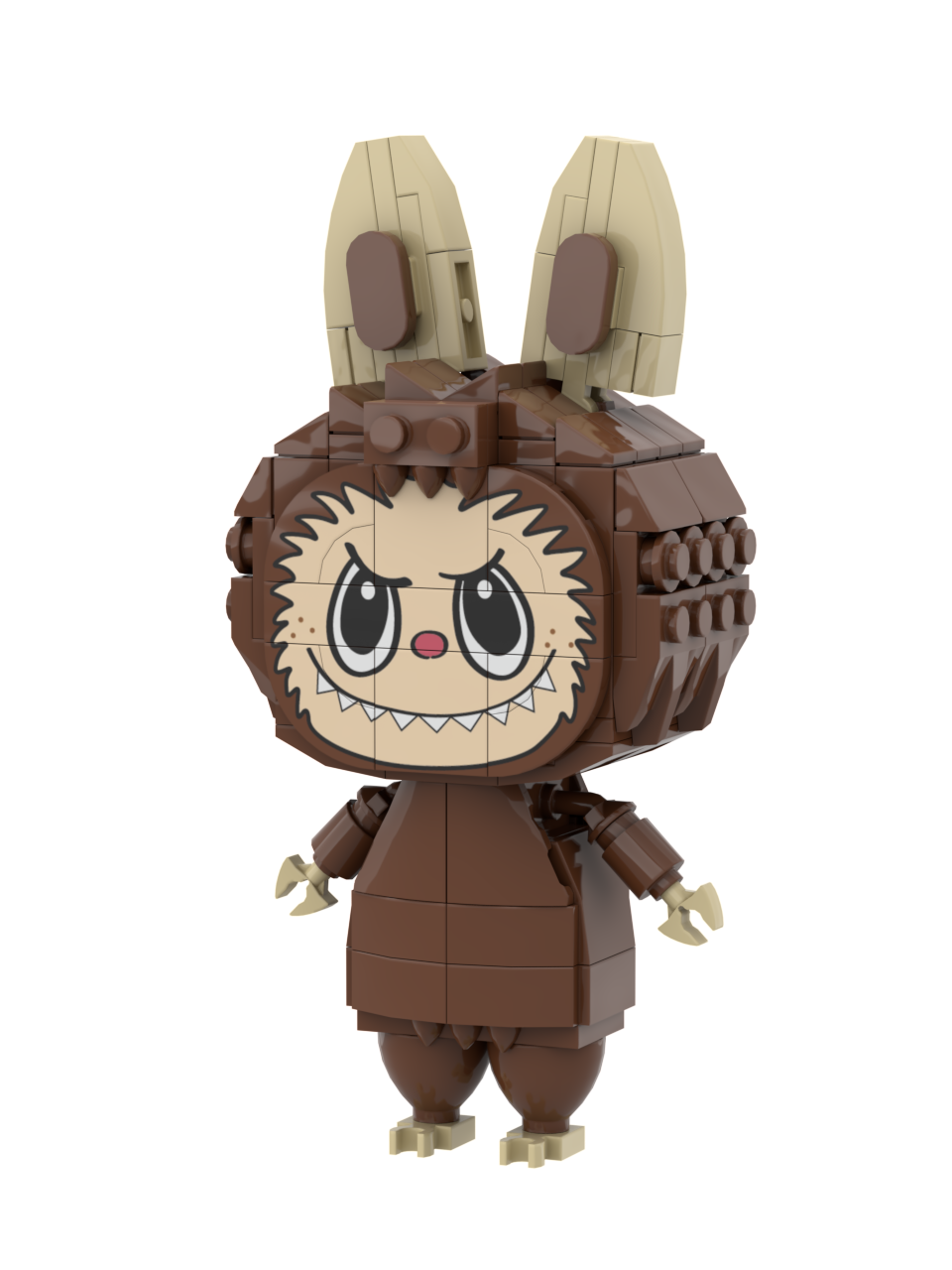 Labubu Custom Building Block Figure | Premium Designer Art Toy & Collectible Brick Model