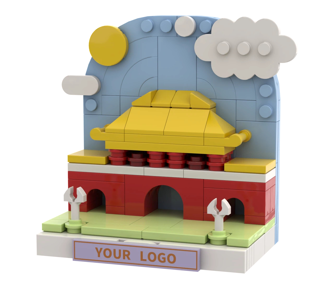 Custom Architectural Landmark Building Block Fridge Magnet | Premium Cultural Souvenir