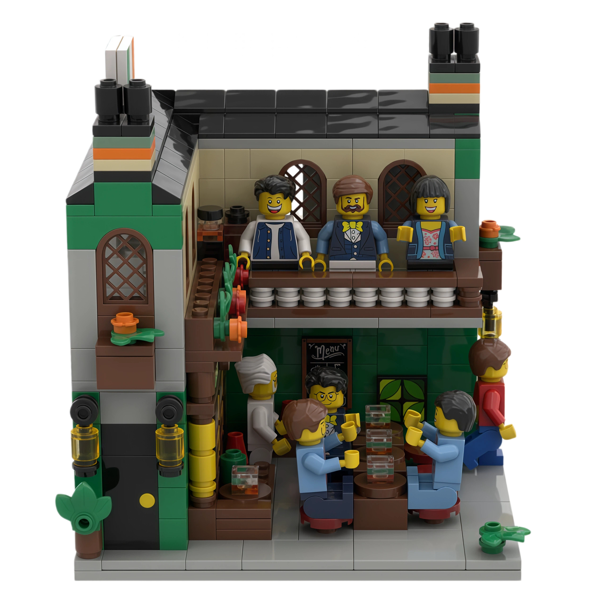 Custom Irish Pub Building Block Set – Mini Bar Architecture Collection