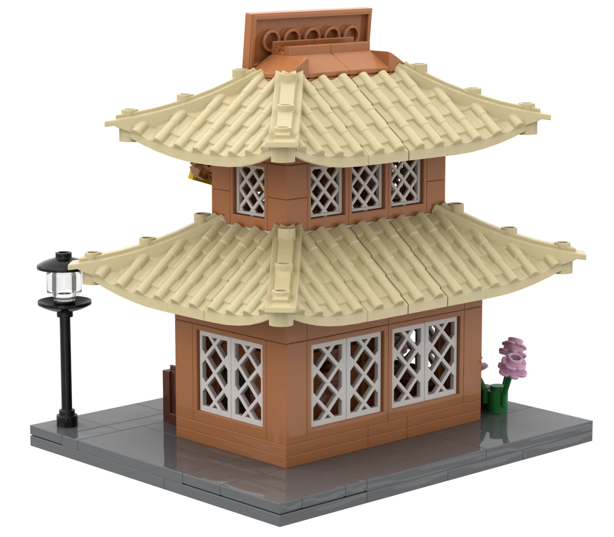 Custom Miniature Food Stall Building Block Set – Scenic Landmark Souvenir