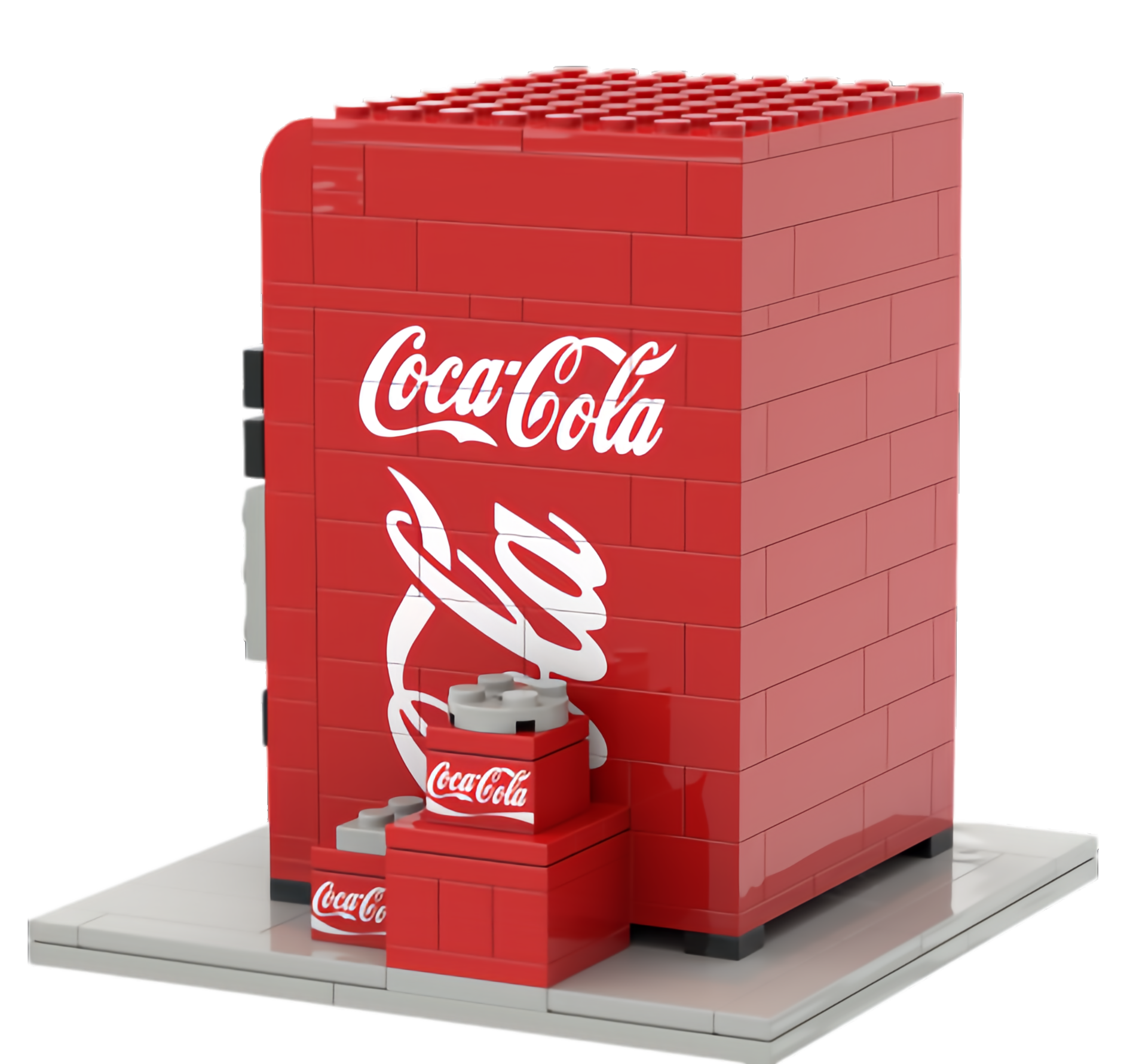 Custom Beverage Vending Machine Building Block Set – Mini Retail Display Collection