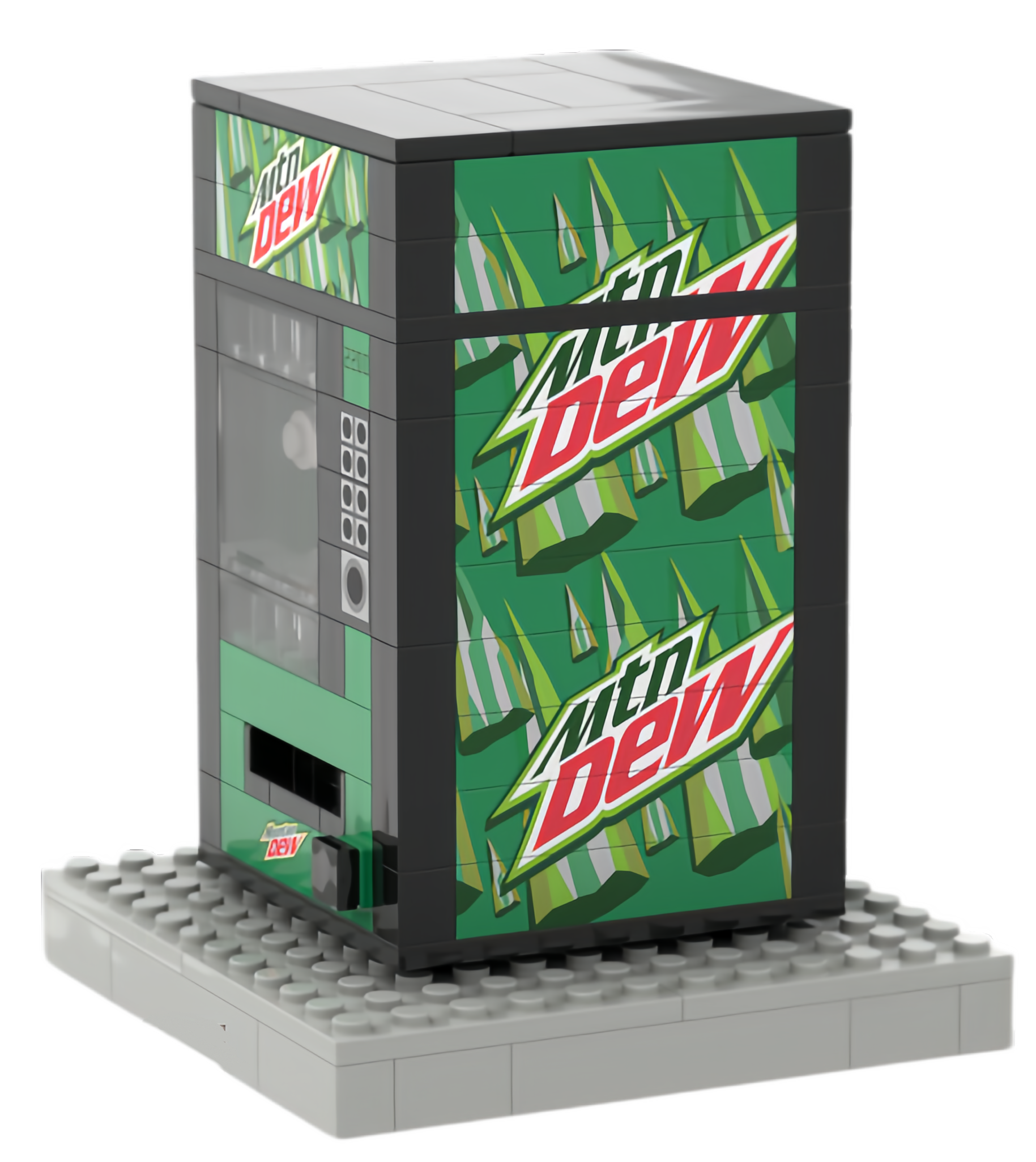 Custom Beverage Vending Machine Building Block Set – Mini Retail Display Collection