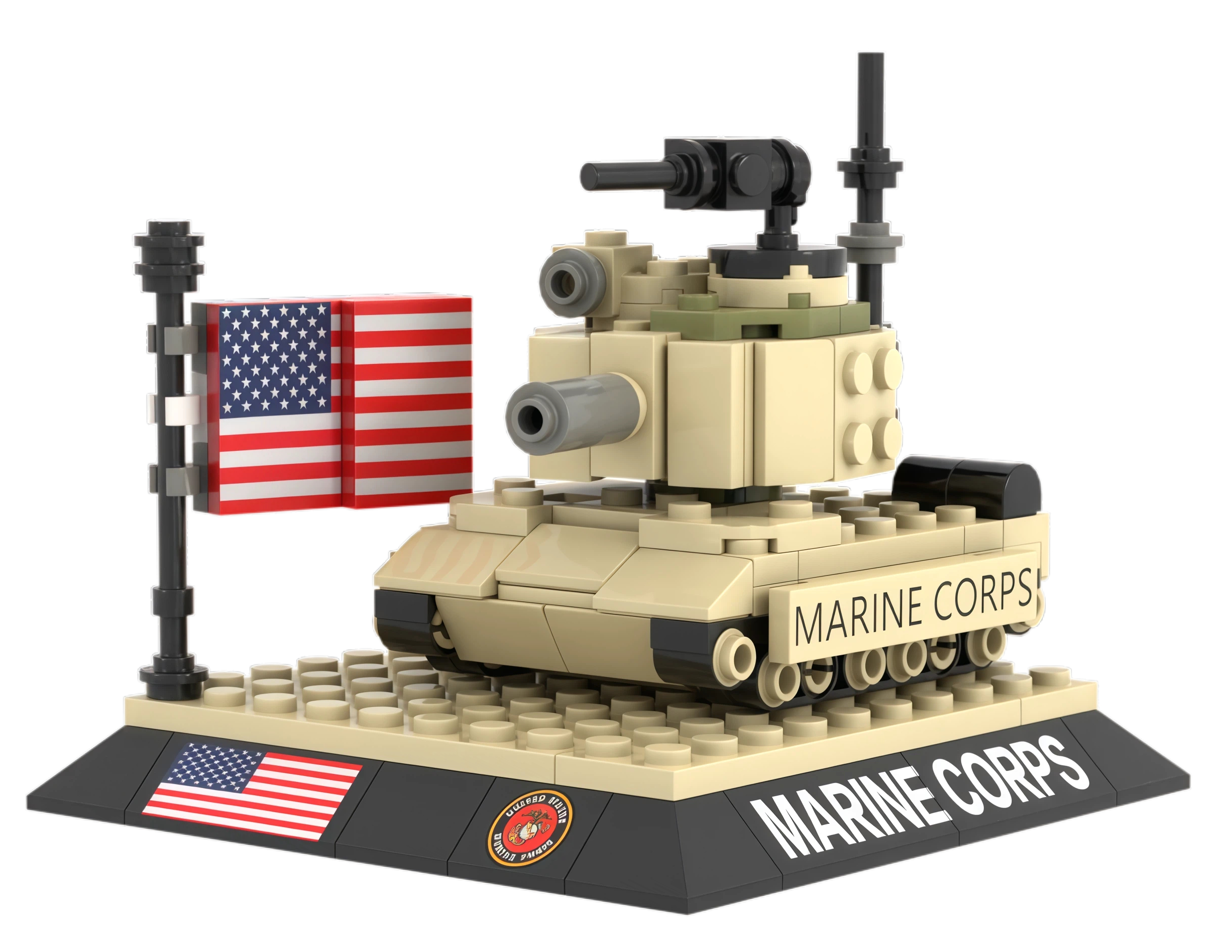 Custom Military Vehicle Building Block Set – Veteran Commemorative Collection