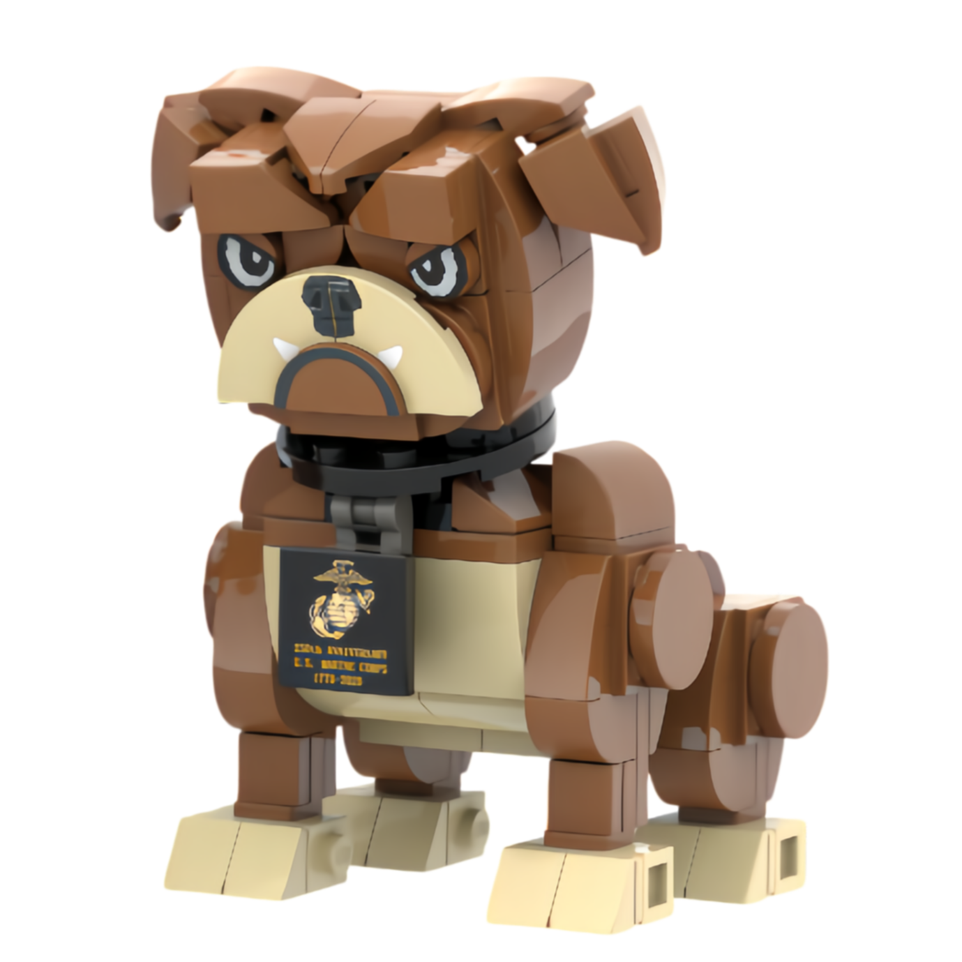 Custom Bulldog Building Block Set – Mini Dog Model Collection