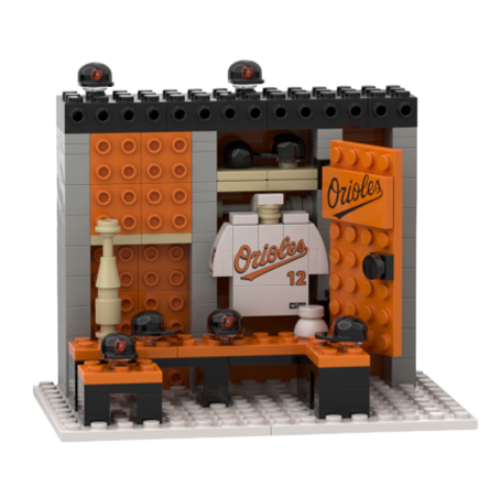 Custom Baseball Locker Building Block Set – Sports Team Display Collection