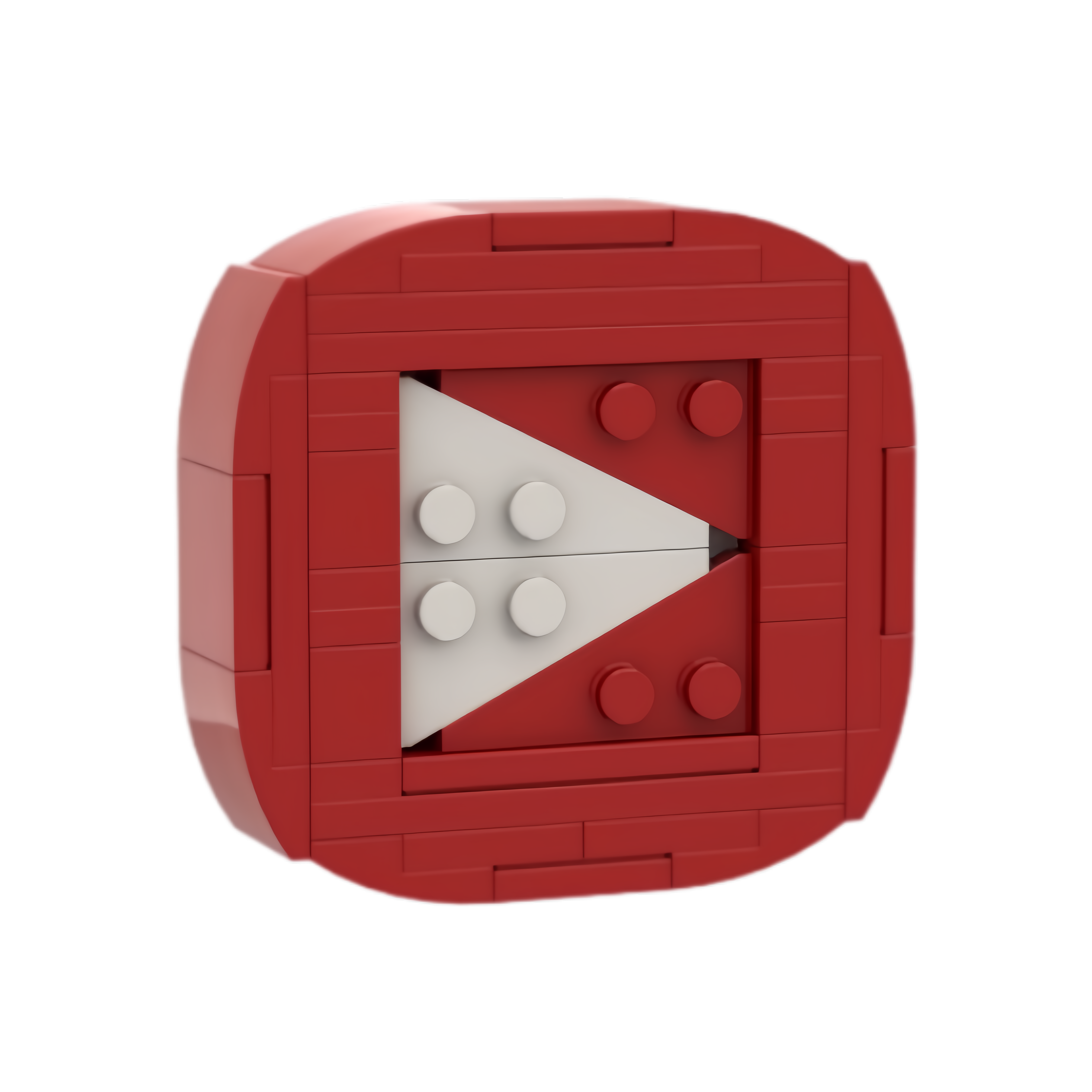 Custom Video Play Button Building Block Set– Mini Display Model