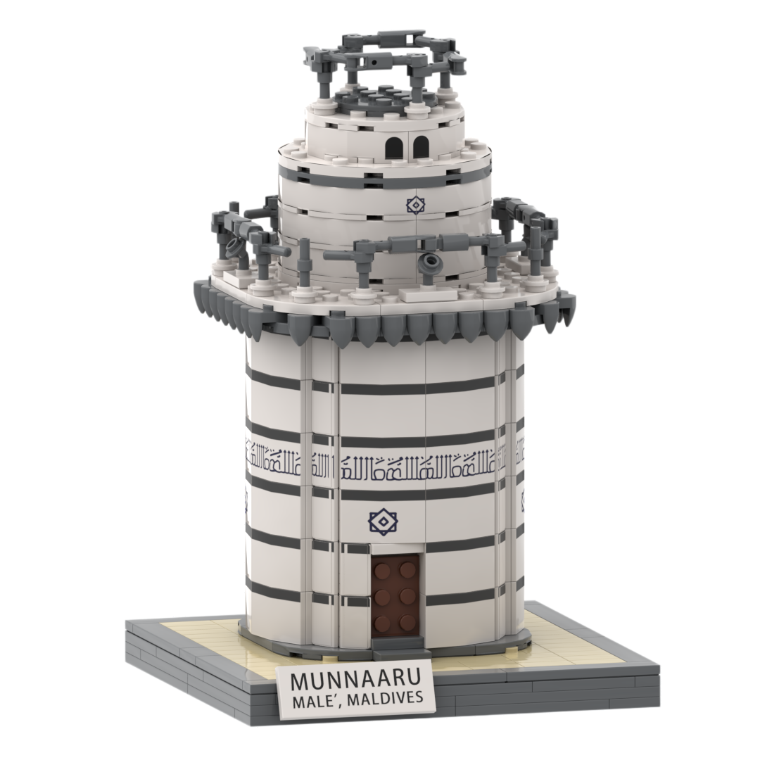 Custom Islamic Minaret Building Block Set – Landmark Architecture Collection