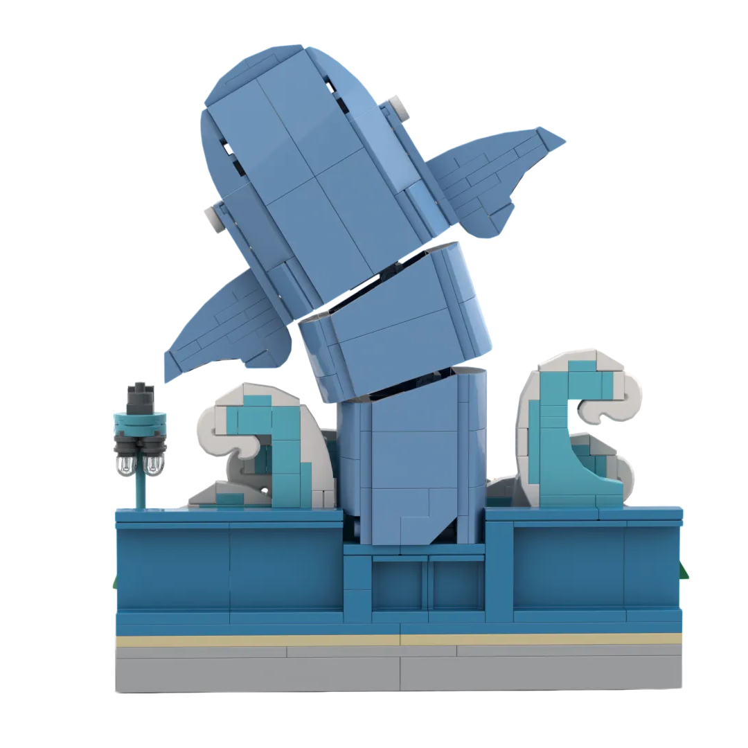 Custom Ocean Aquarium Building Block Set | Aquarium Souvenir, Theme Park Gift & Cultural Creative Merchandise