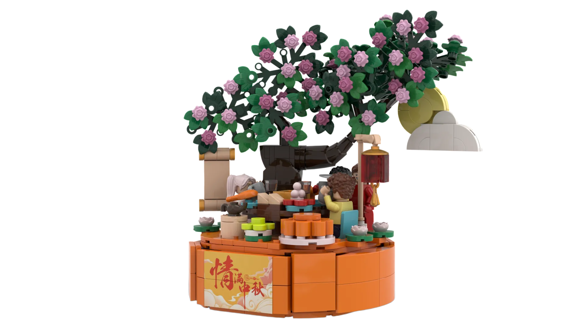 Mid-Autumn Festival Reunion Building Block Set | Cultural Creative Gift & Tourism Souvenir Collection