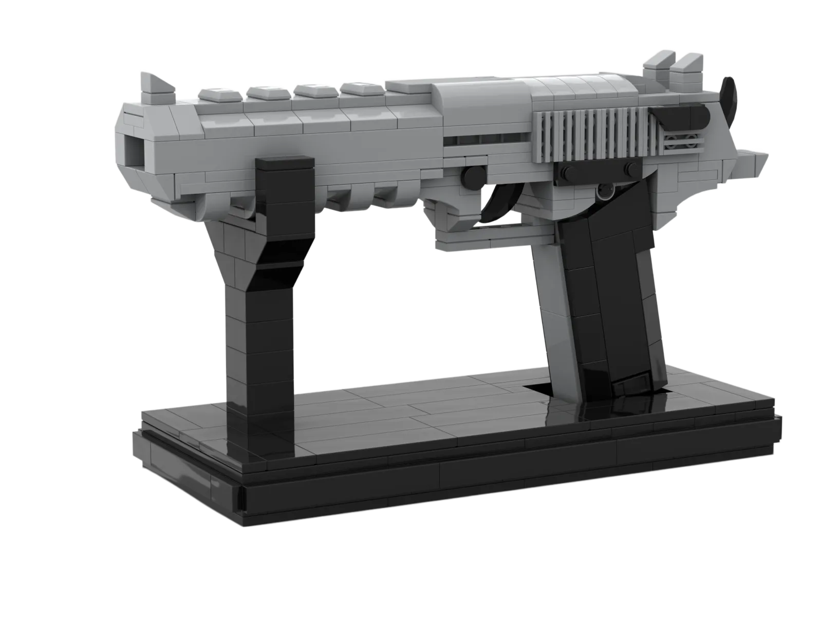 Custom Tactical Pistol Building Block Collection – Gaming Inspired Display Model Series