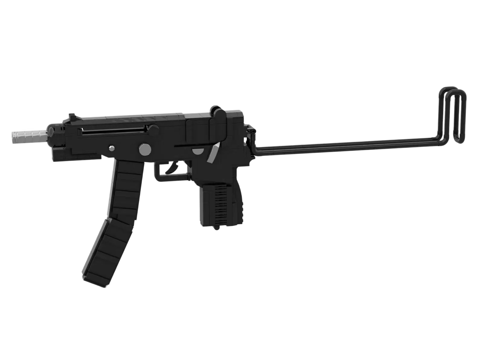 Custom Tactical Pistol Building Block Collection – Gaming Inspired Display Model Series