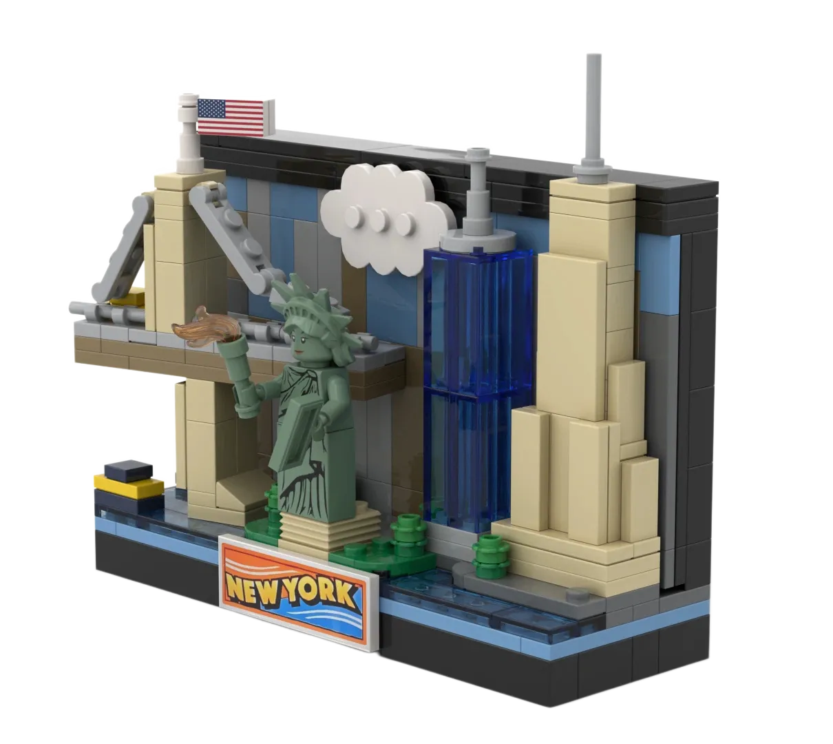 Global Landmark Building Block Fridge Magnet Series | Iconic City Souvenirs Collection