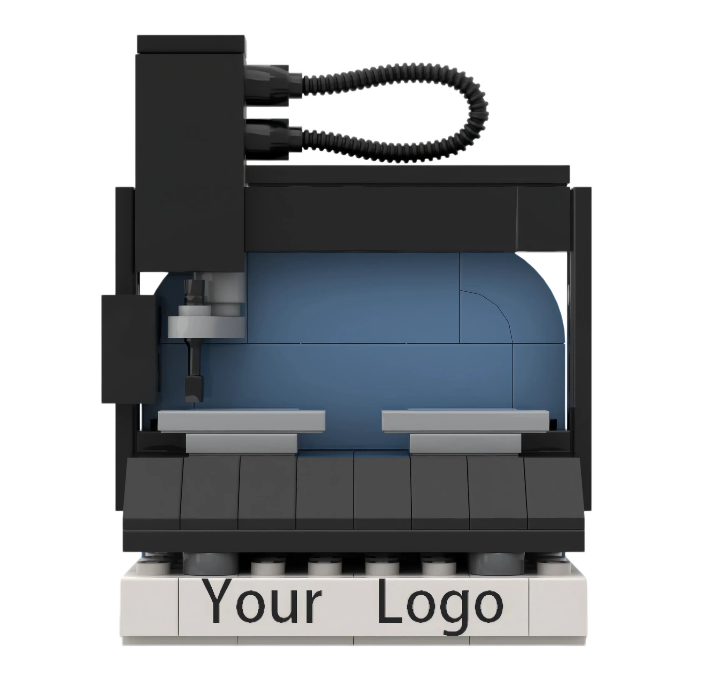 Custom Industrial Machinery Building Block Fridge Magnet | Exclusive Corporate Branding Souvenir