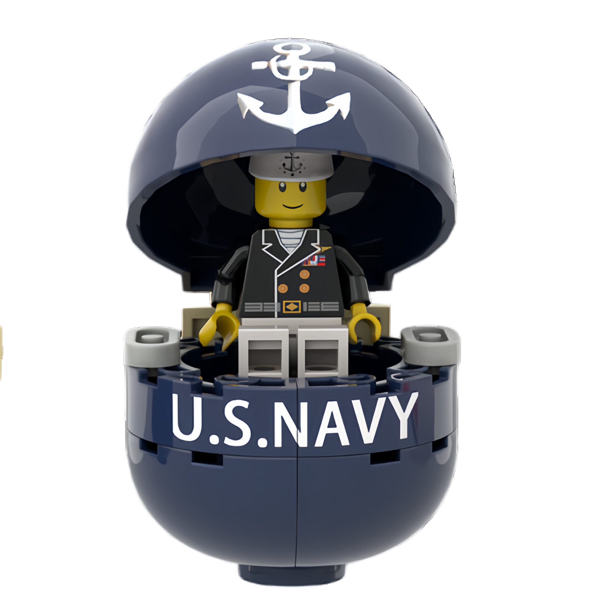Custom Military Soldier Capsule Building Block Set -Custom Marine Minifigure Display Mode- OEM & ODM