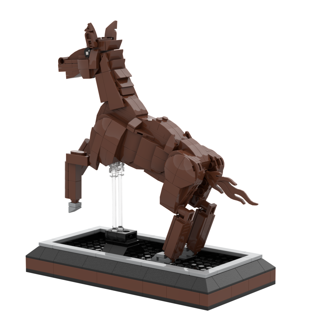 Custom Dragon Building Block Set – Galloping Horse Desk Display Collection