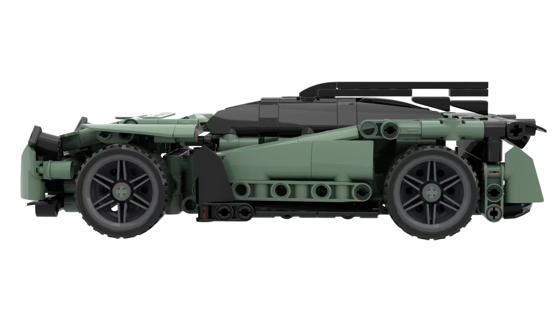 Custom Sports Car Building Block Set – Mini Supercar Brick Model