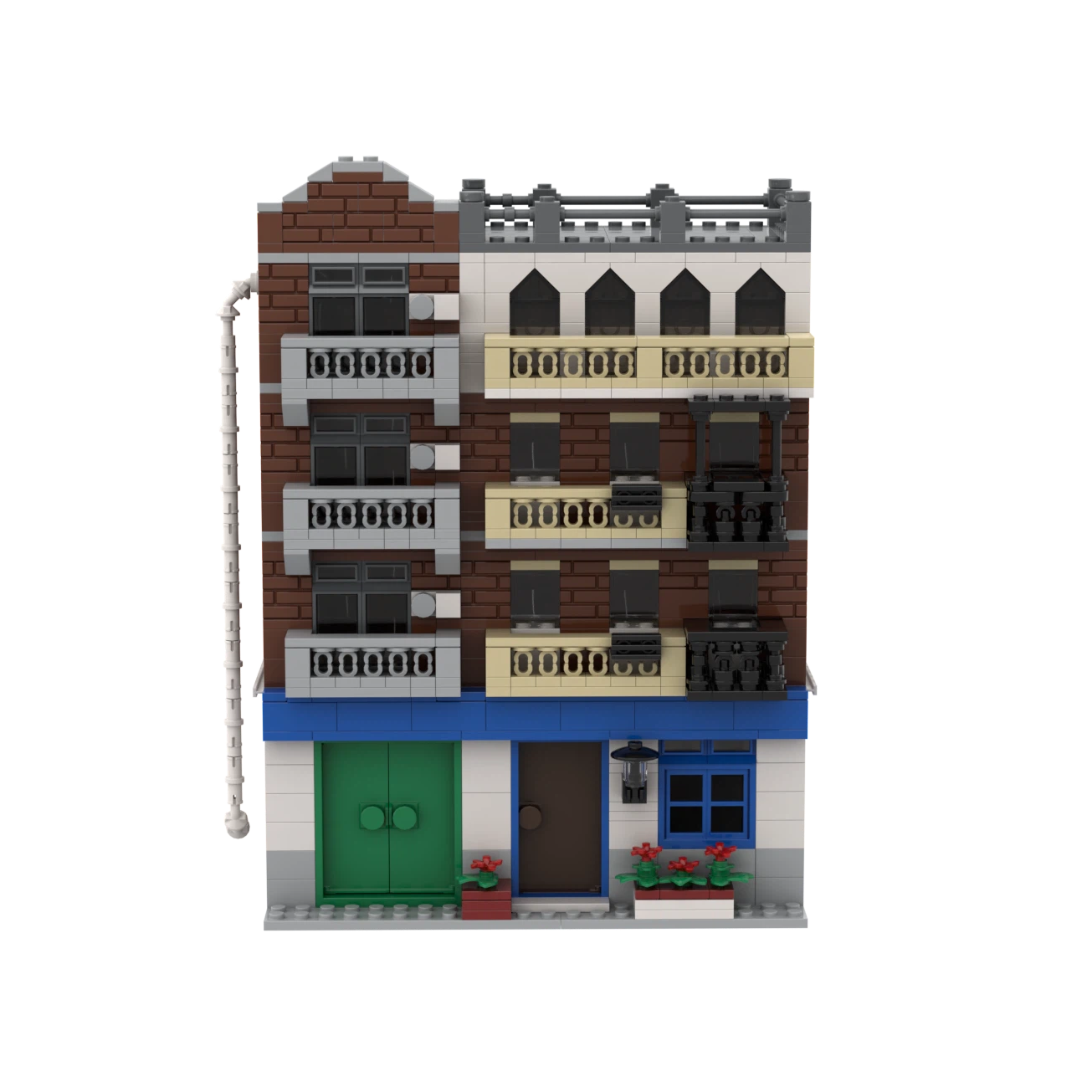 Custom Villa Building Block Set – Architectural House Brick Model Collection
