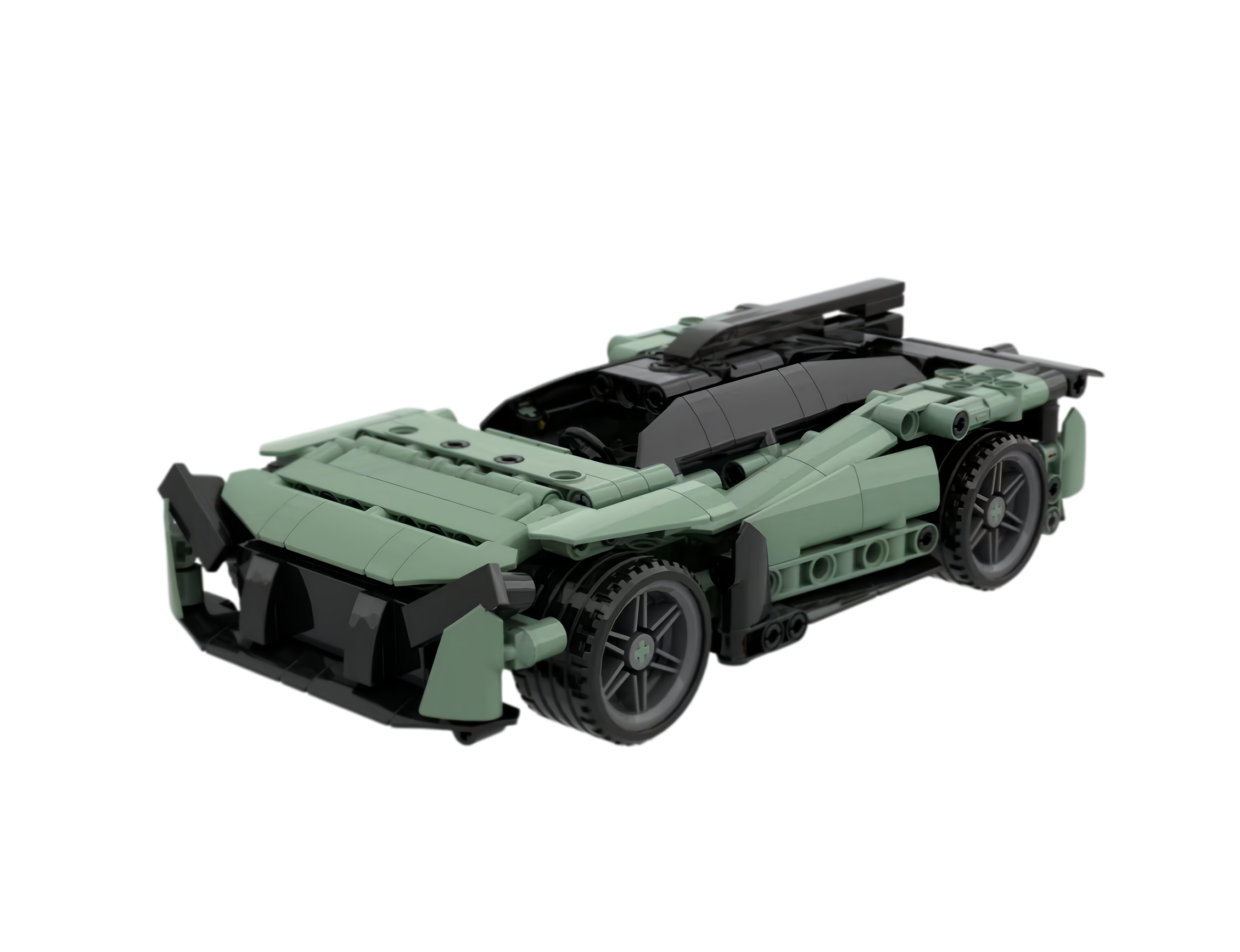 Custom Sports Car Building Block Set – Mini Supercar Brick Model