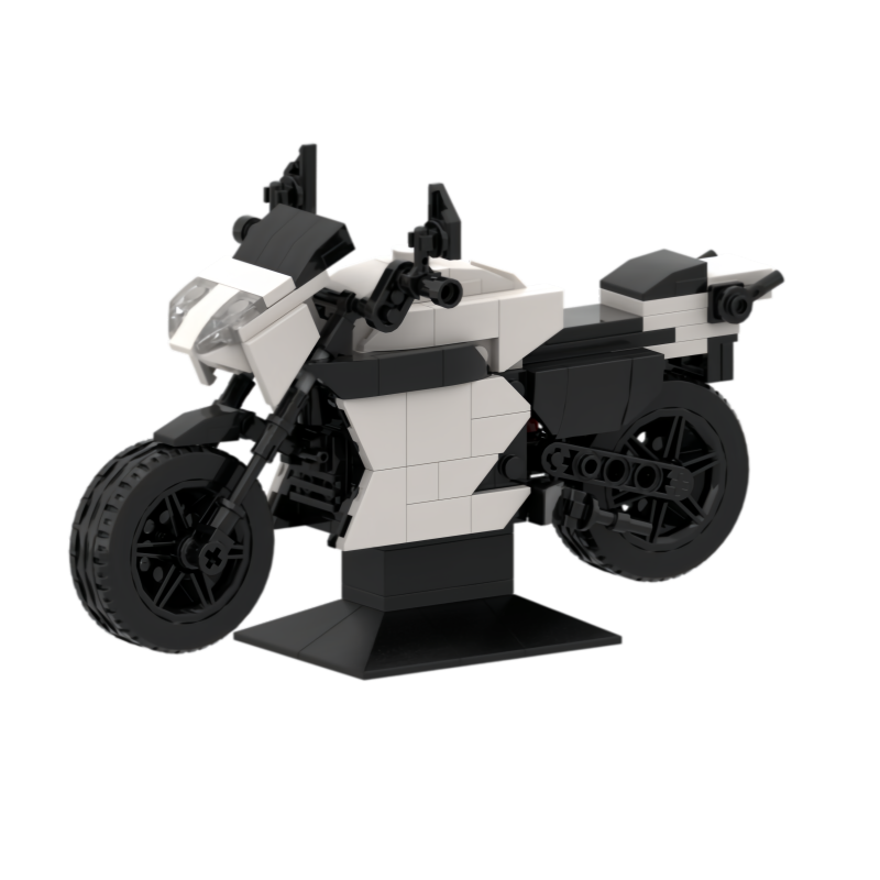 Custom Motorcycle Building Block Set – Miniature Sport Bike Display Model1_副本