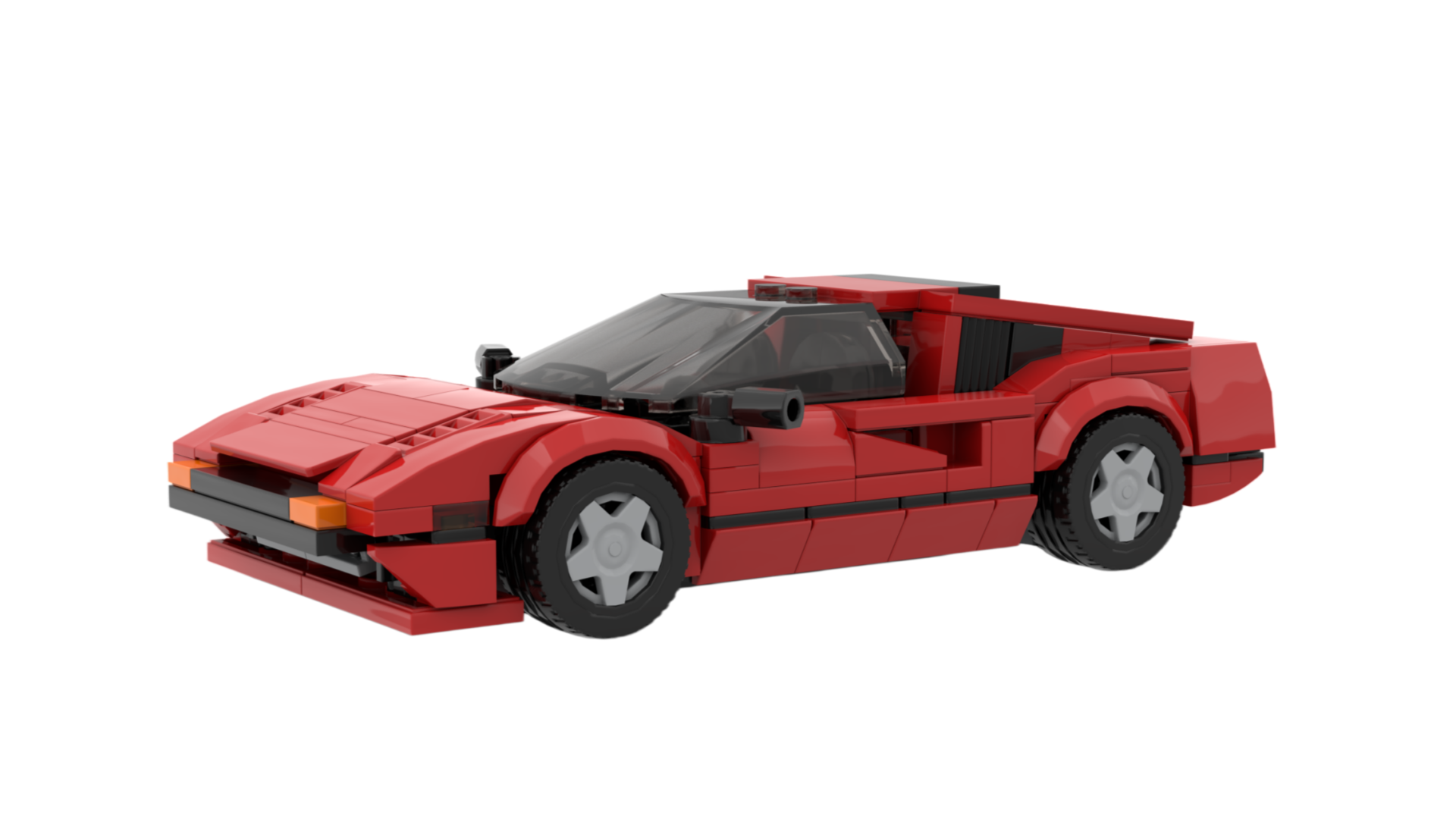 Black Supercar Building Block Set – Sports Car MOC Model Collection