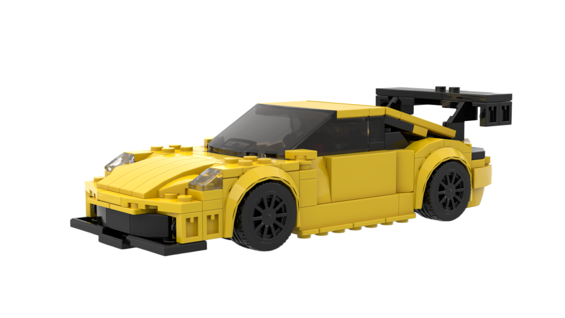 Black Supercar Building Block Set – Sports Car MOC Model Collection