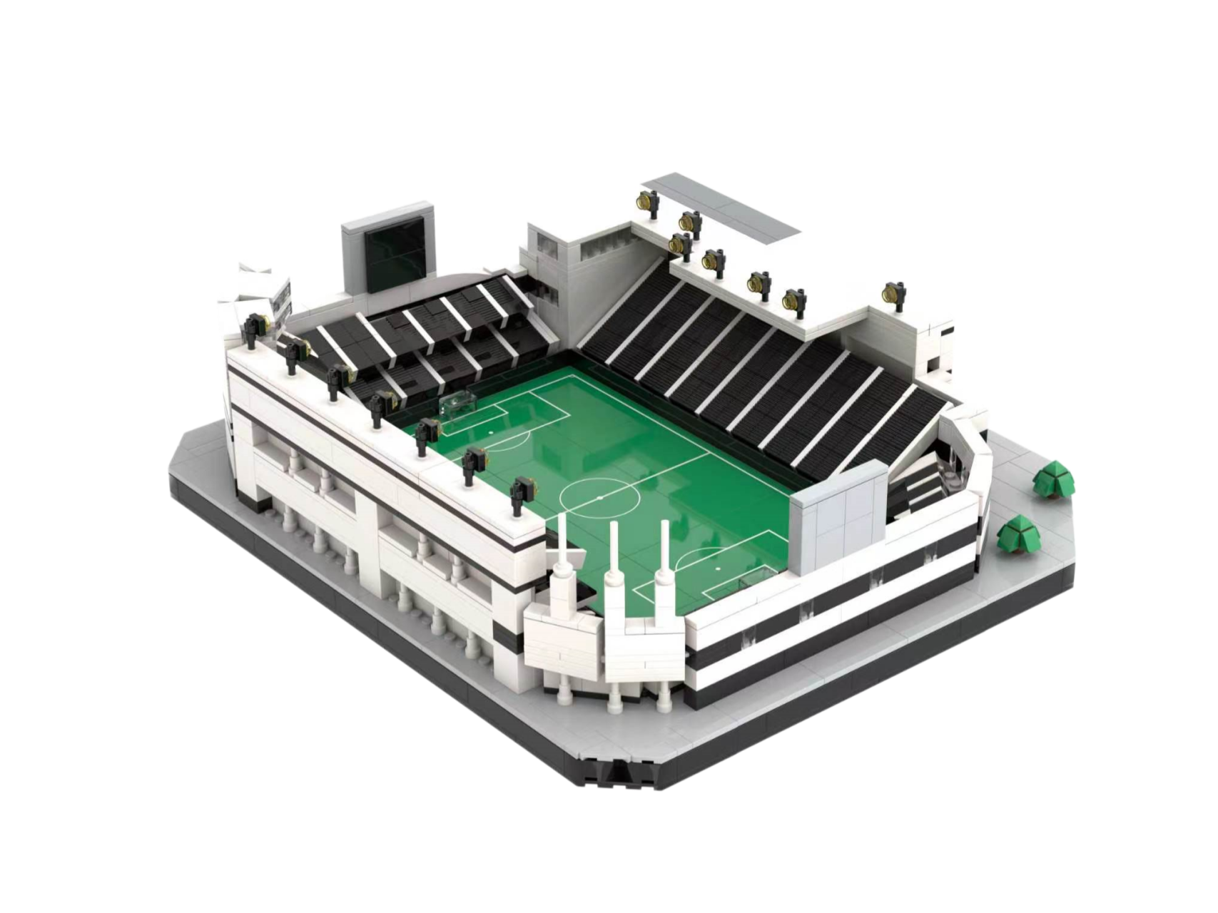 VILA BELMIRO STADIUM Custom Building Block Gifts – MOC Football Stadium Brick Model