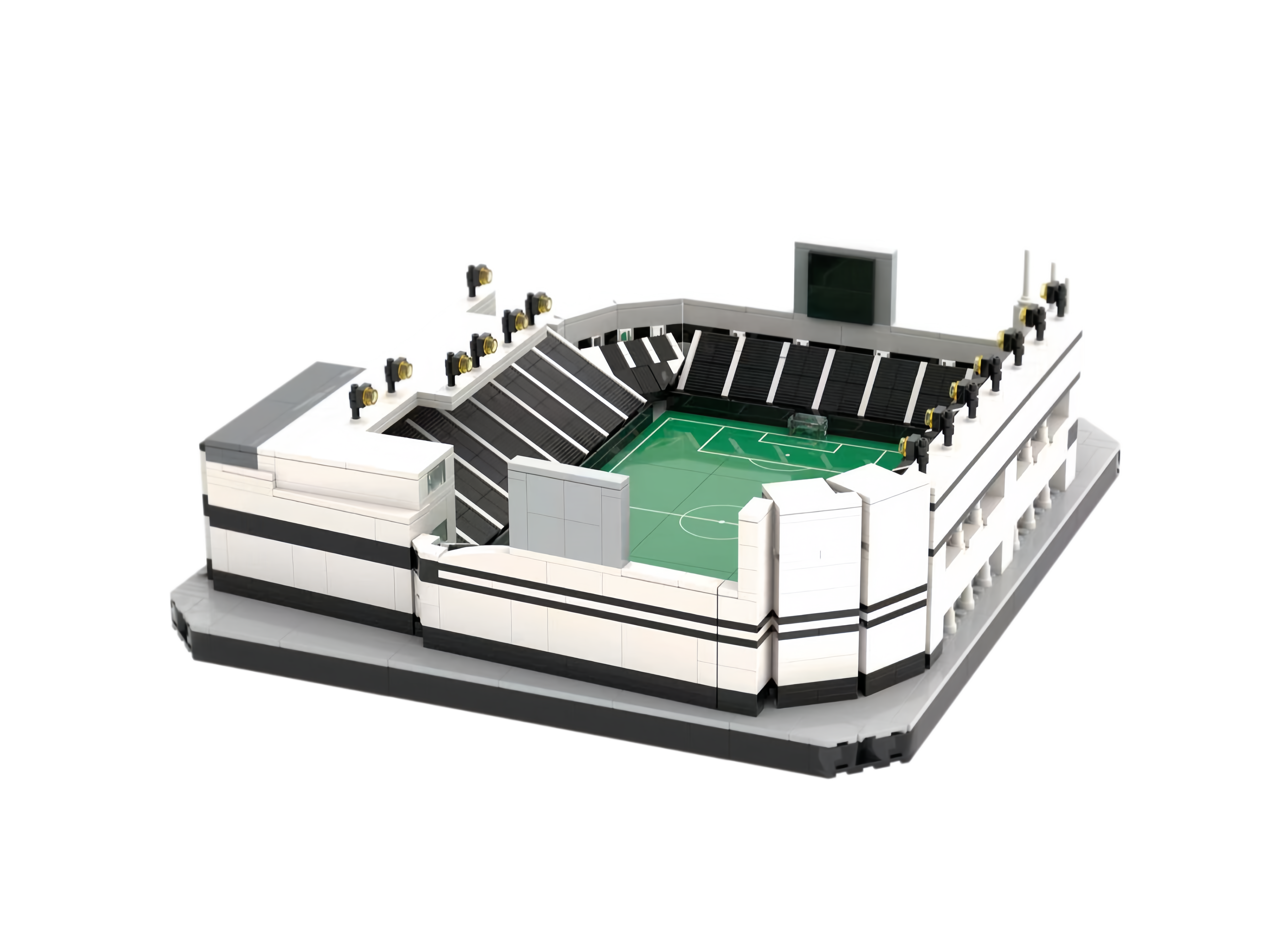 VILA BELMIRO STADIUM Custom Building Block Gifts – MOC Football Stadium Brick Model