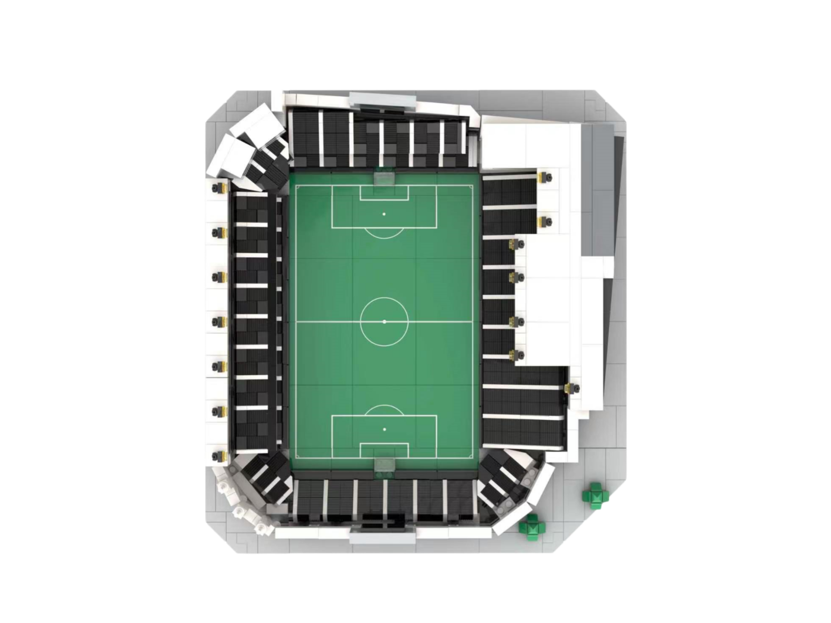 VILA BELMIRO STADIUM Custom Building Block Gifts – MOC Football Stadium Brick Model