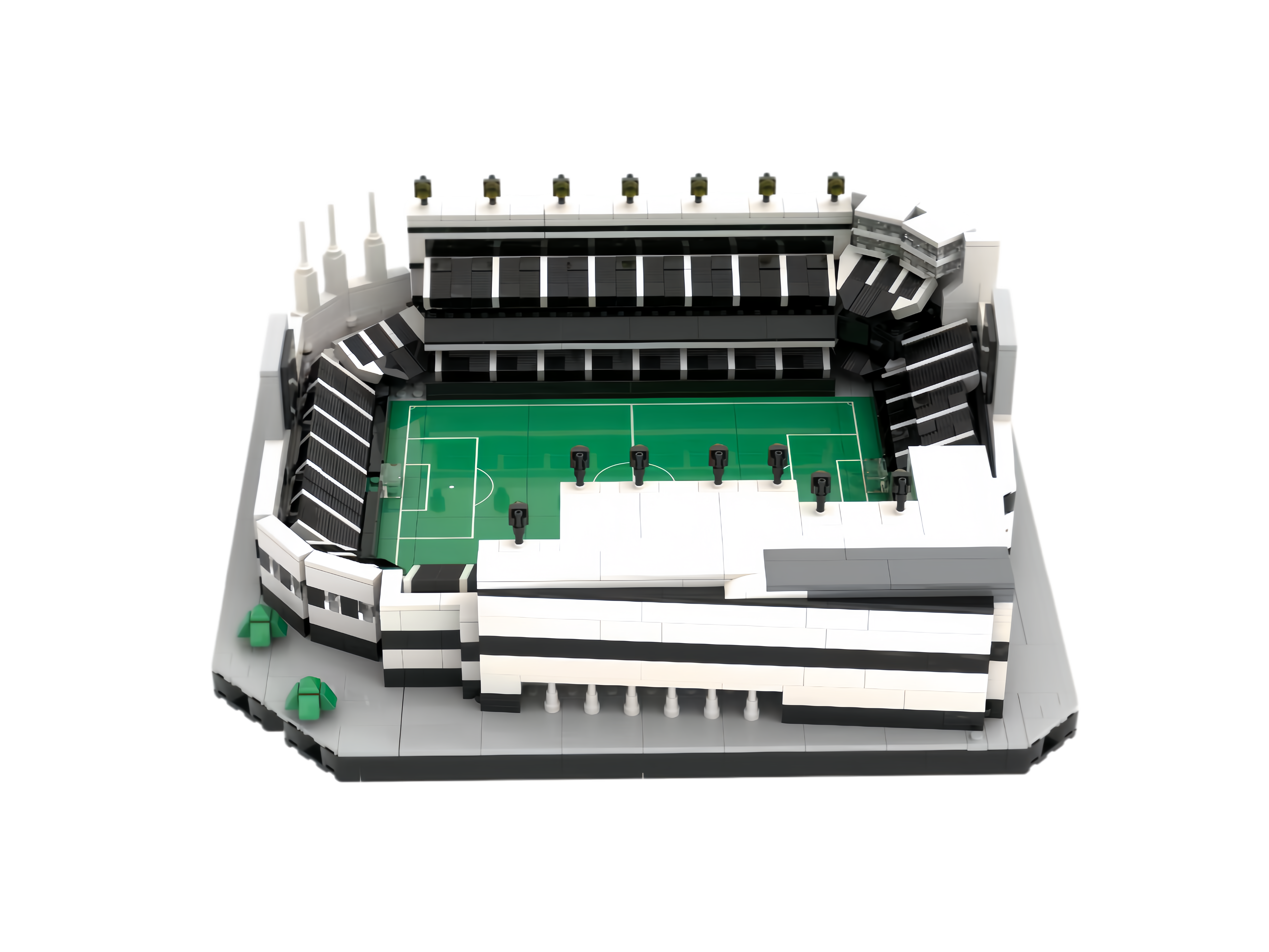 VILA BELMIRO STADIUM Custom Building Block Gifts – MOC Football Stadium Brick Model