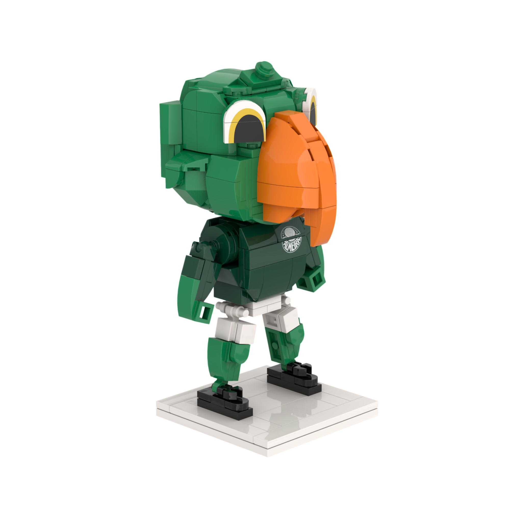 Custom Building Block Gifts – Cute Parrot Model Custom Brick Gifts for Corporate & Promotional Use