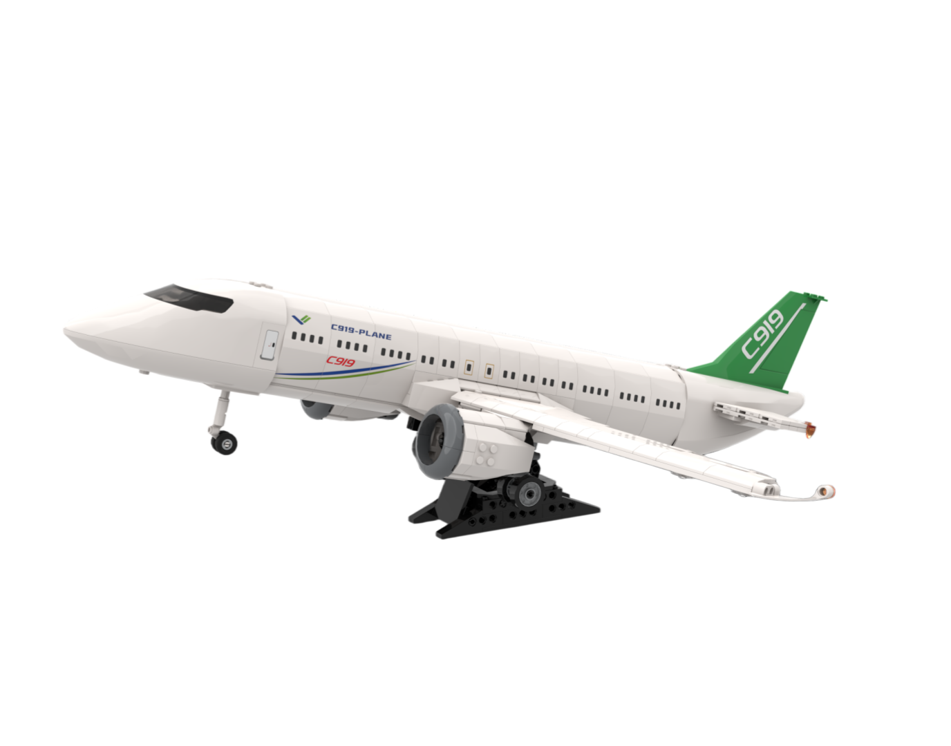 Custom Airplane Building Block Gifts – Passenger Aircraft Brick Model