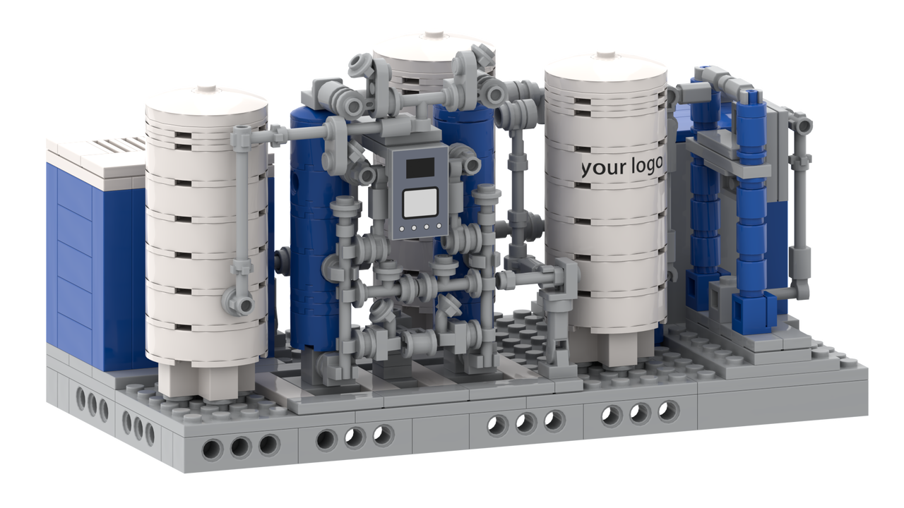 Custom Water Treatment Building Blocks –  Reverse Osmosis Equipment MOC Model for OEM & ODM Projects