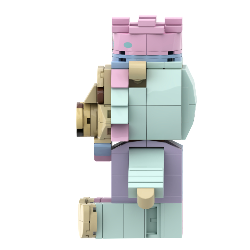 Custom Animal Character Building Blocks – Cute Lion Figure MOC Model for OEM & ODM Projects